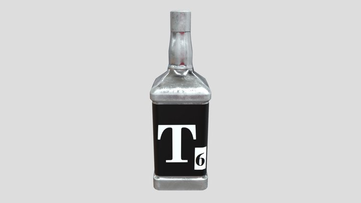Bottle Of T (2) 3D Model