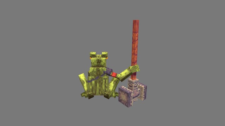 Monster frog 3D Model