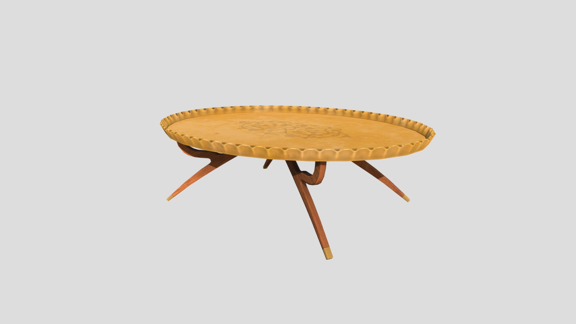 3D model Table 07 - This is a 3D model of the Table 07. The 3D model is about a table made of wood.