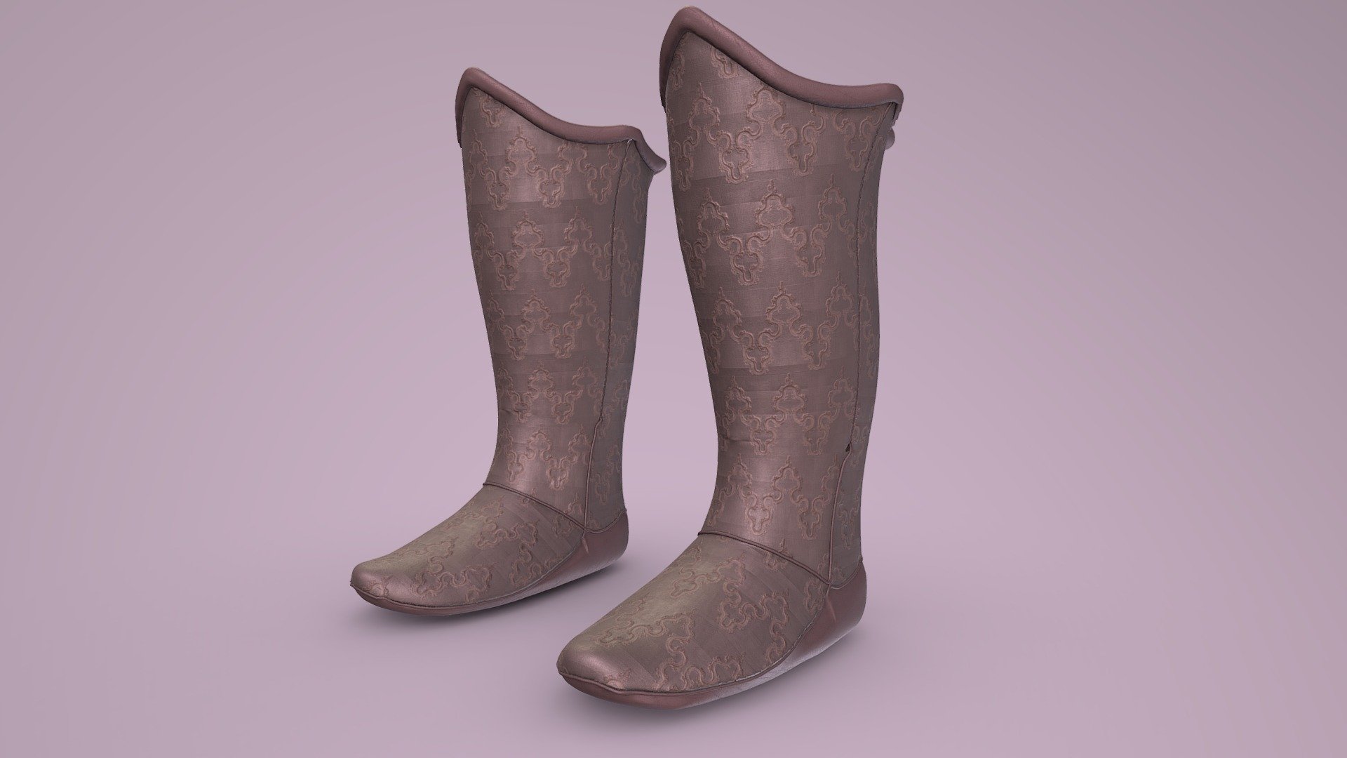 Xuŋa (Xiongnu) Boots - 3D model by BilgeBitig [3114e66] - Sketchfab