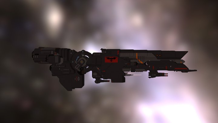 Scylla Class Cruiser 3D Model