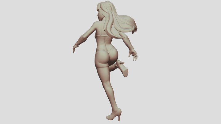 Bikini girl 3D Model