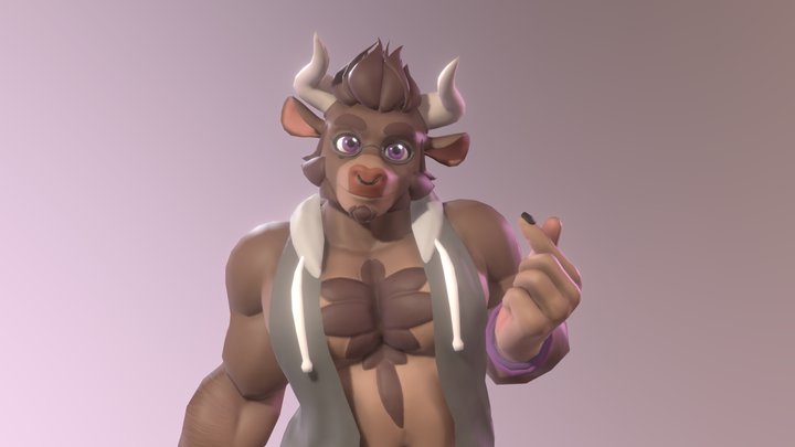 VRC Bull Boy 3D Model
