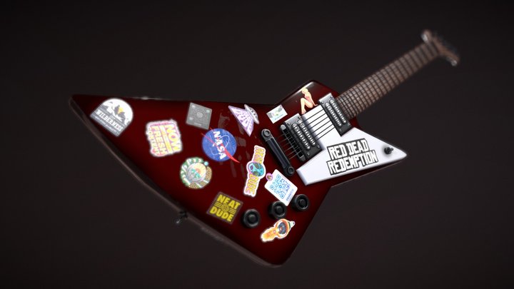 Guitar 3D Model