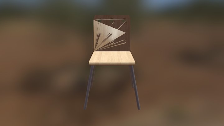Simple Ikea chair 3D Model