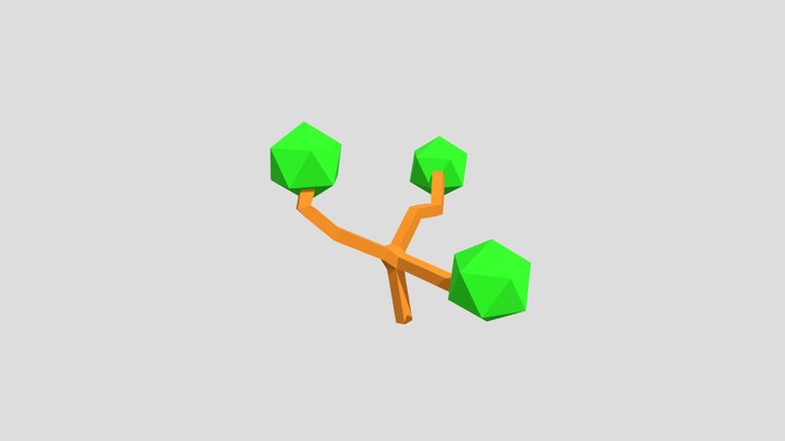 Tree low poly 3D Model