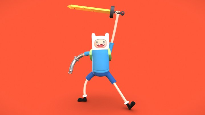 Finn The Human 3D Model