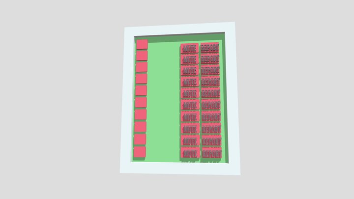 Learder Board 2 3D Model