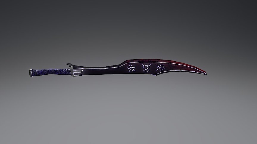Kharon's Blade — Sketchfab embed 3D viewer