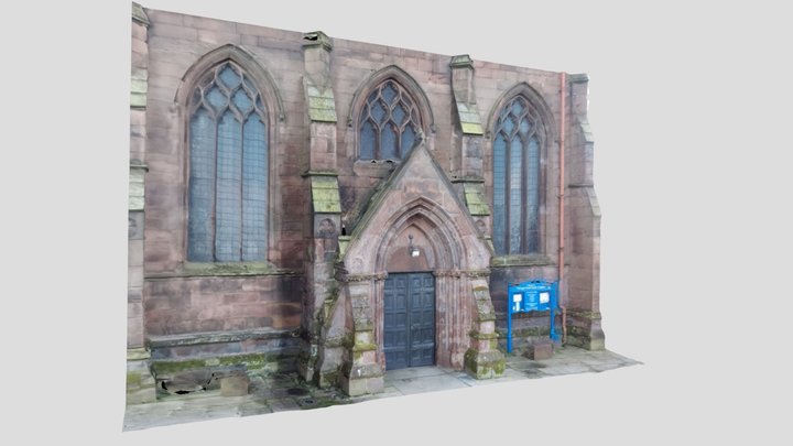 St Elphin's Church, Warrington 3D Model