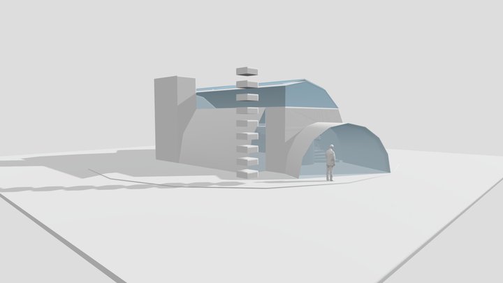 Quonset Hut Design 42 3D Model
