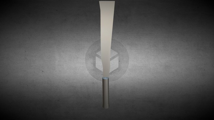 Cleaver Machete Hybrid 3D Model