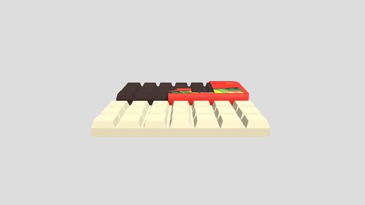Cholcolate Bar 3D Model