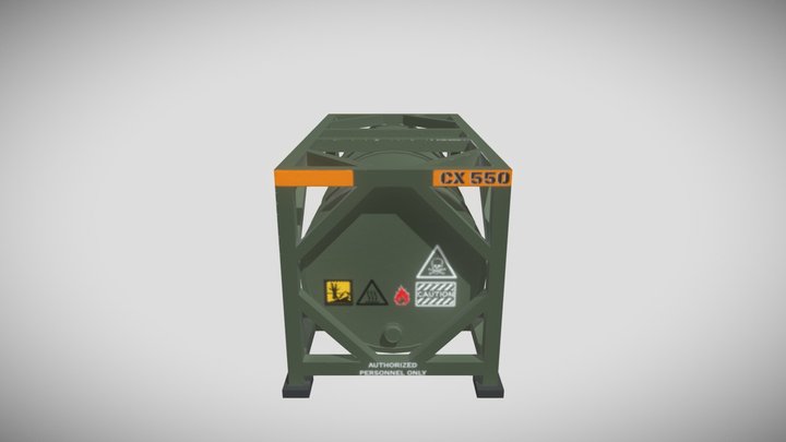 Fuel Container 3D Model