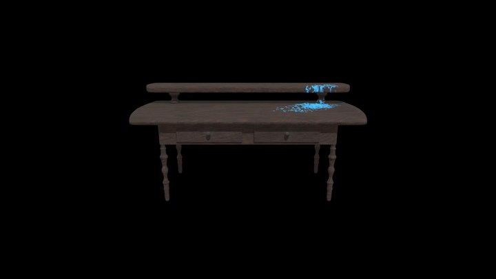 Desk 3D Model