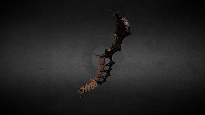 Sprike-Fist dagger 3D Model