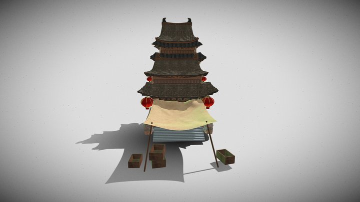 Semester Project For RuChen —— 01 Big Building 3D Model