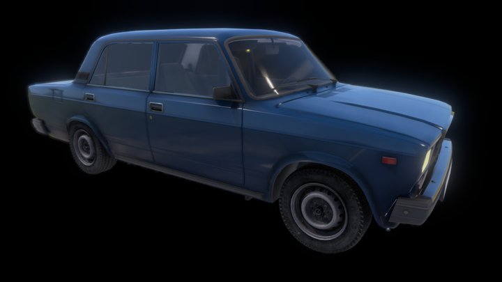 LADA 2107 3D Model