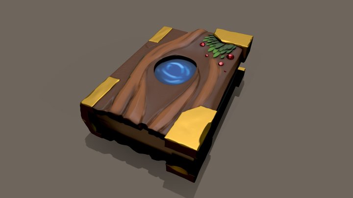 Spell Book 3D Model