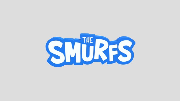 the smurfs Logo [2021-2024] 3D Model