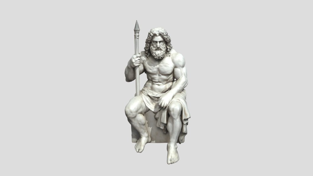 Sculpture of a man