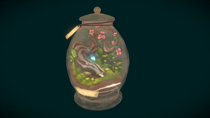 Magical Insect Terrarium 3D Model