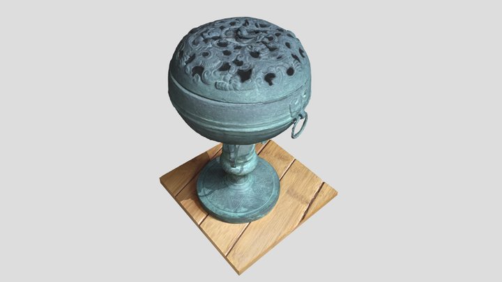 Chinese incense burner-中式香炉 3D Model