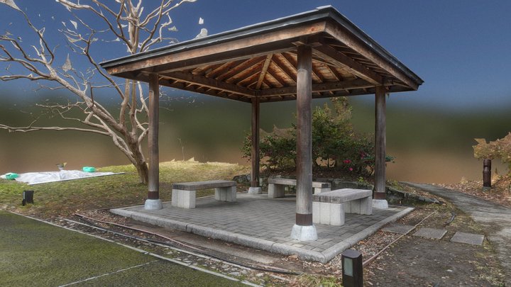 Pavilion (東屋) – Free 3D Model STL