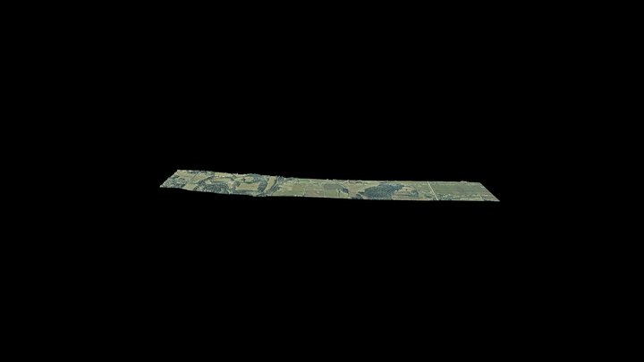Aerial LiDAR - Pipeline ROW Sample 3D Model