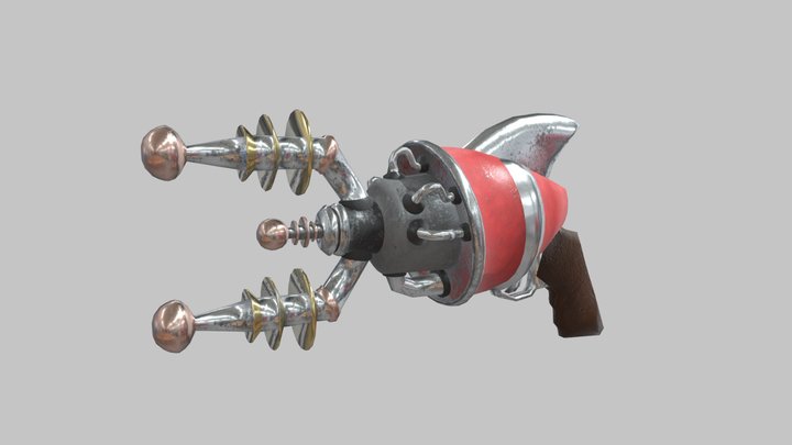 Vintage Blaster 3D Model