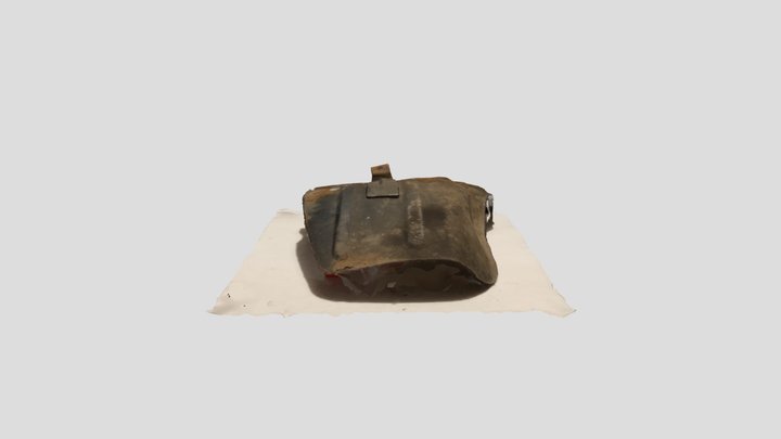 Rusty Metal Car Part 2 3D Model