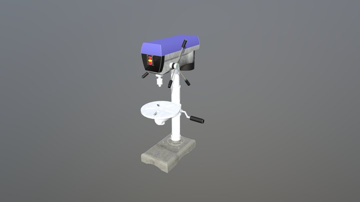 Drill press 3D Model