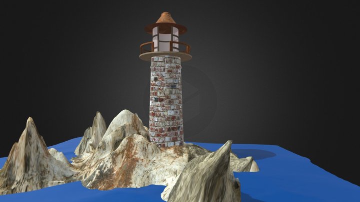 Abandoned Light house 3D Model