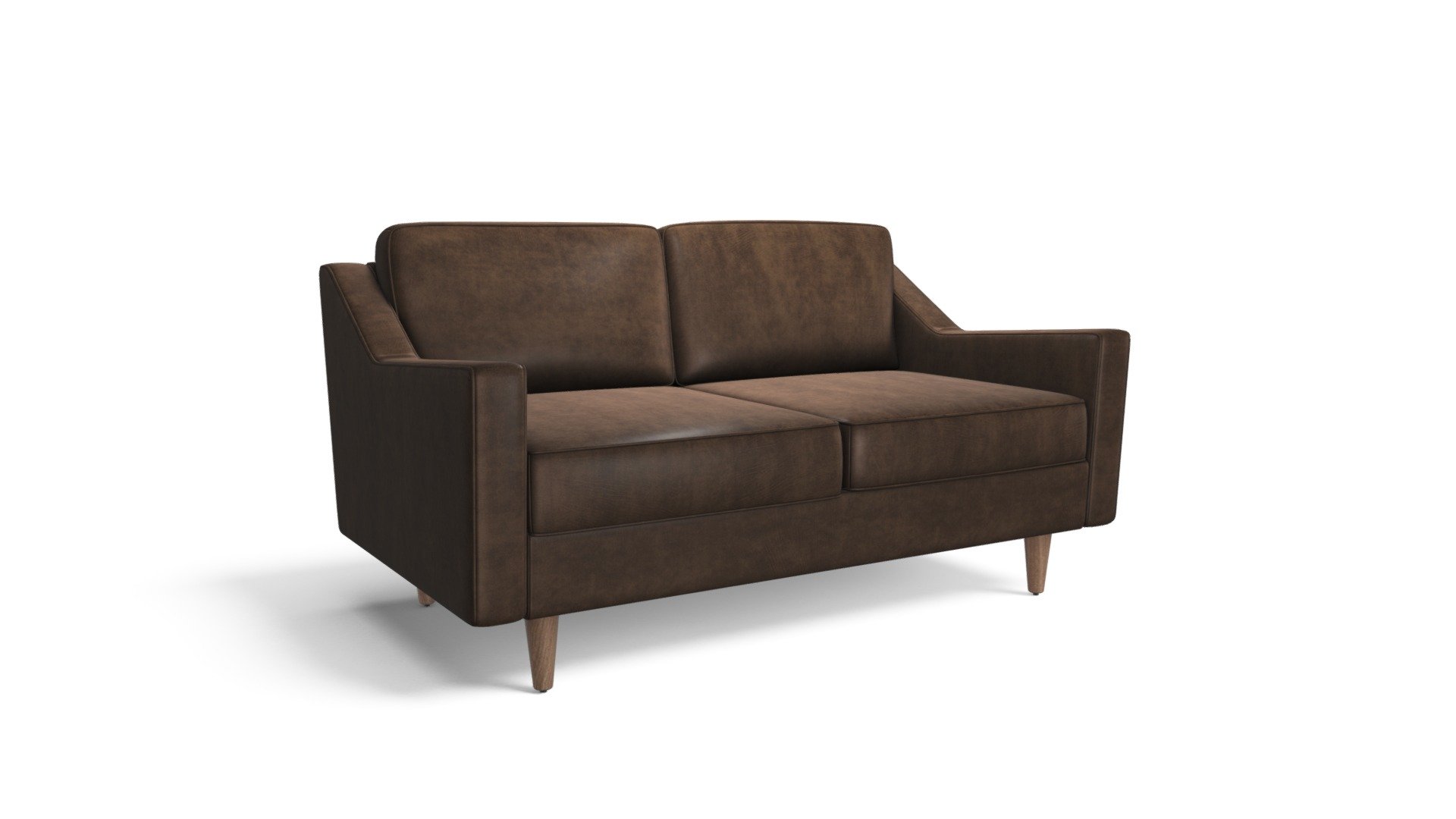 Dallas 2 Seater Sofa,Oxford Brown Leather