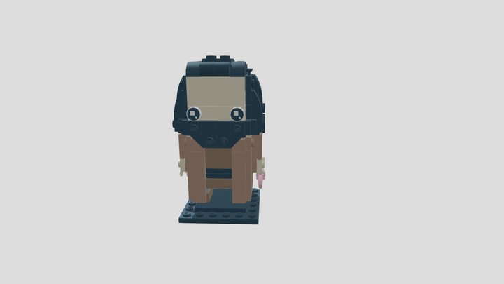 Hagrid BRICKHEADZ LEGO 3D Model