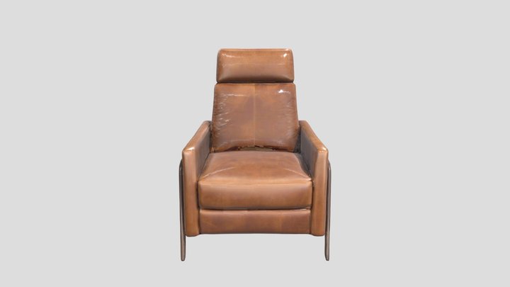 Leather Recliner Chair 3D Model