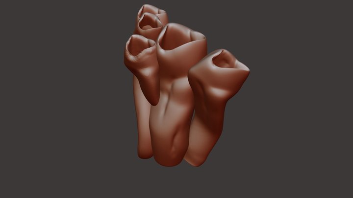 צינורות גוזלים 4 v1 3D Model