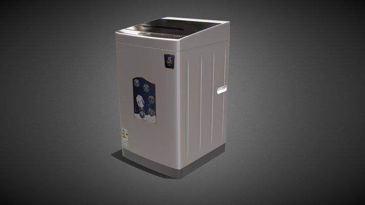 Top Load WashingMachine 3D Model