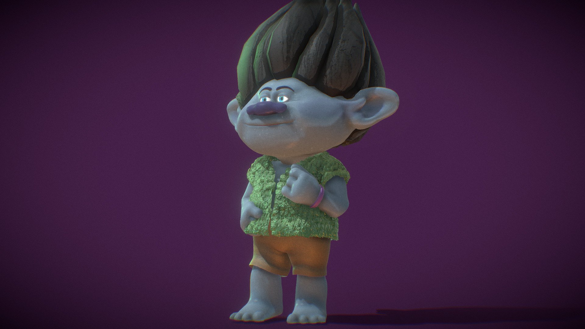 Trolls Branch Renderable - Buy Royalty Free 3D model by generalista3D ...