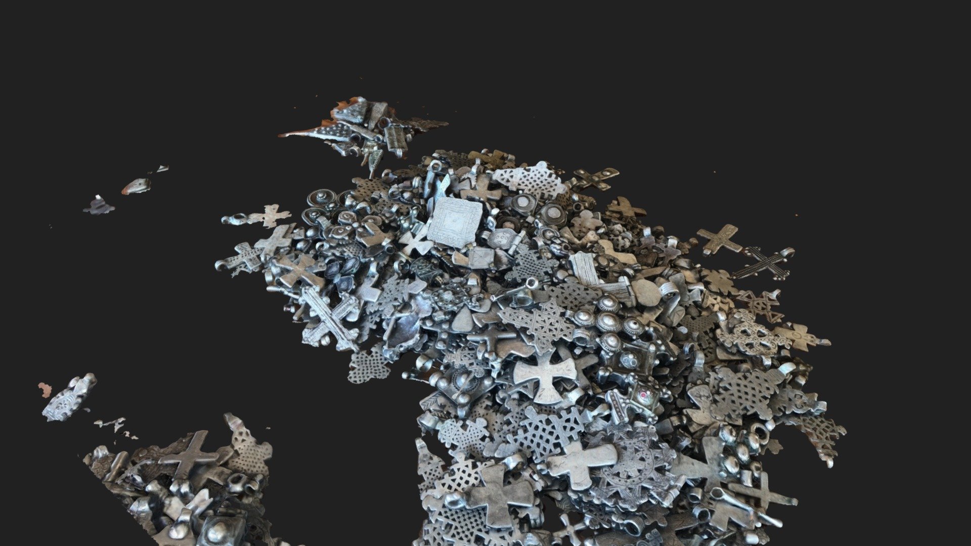 Silver crosses
