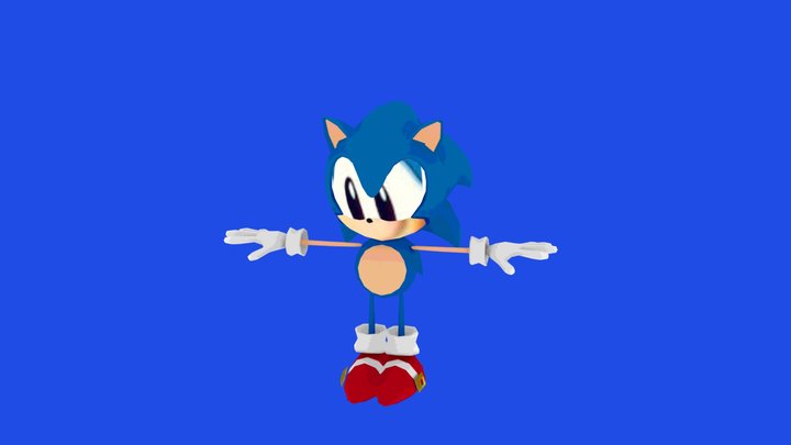 animations-classic-sonic-sonic-runners 3D Model