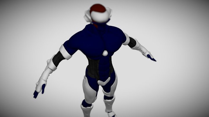 Cyborg - Enhanced Human 3D Model