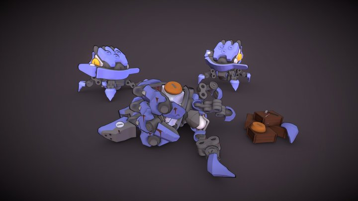 [HW XYZ School] Damage 3D Model