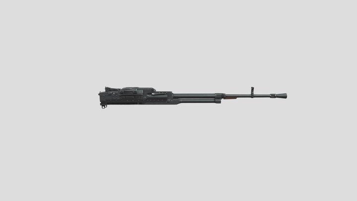 NSVT(Nikitina-Sokolova-Volkova tankovyi) 3D Model