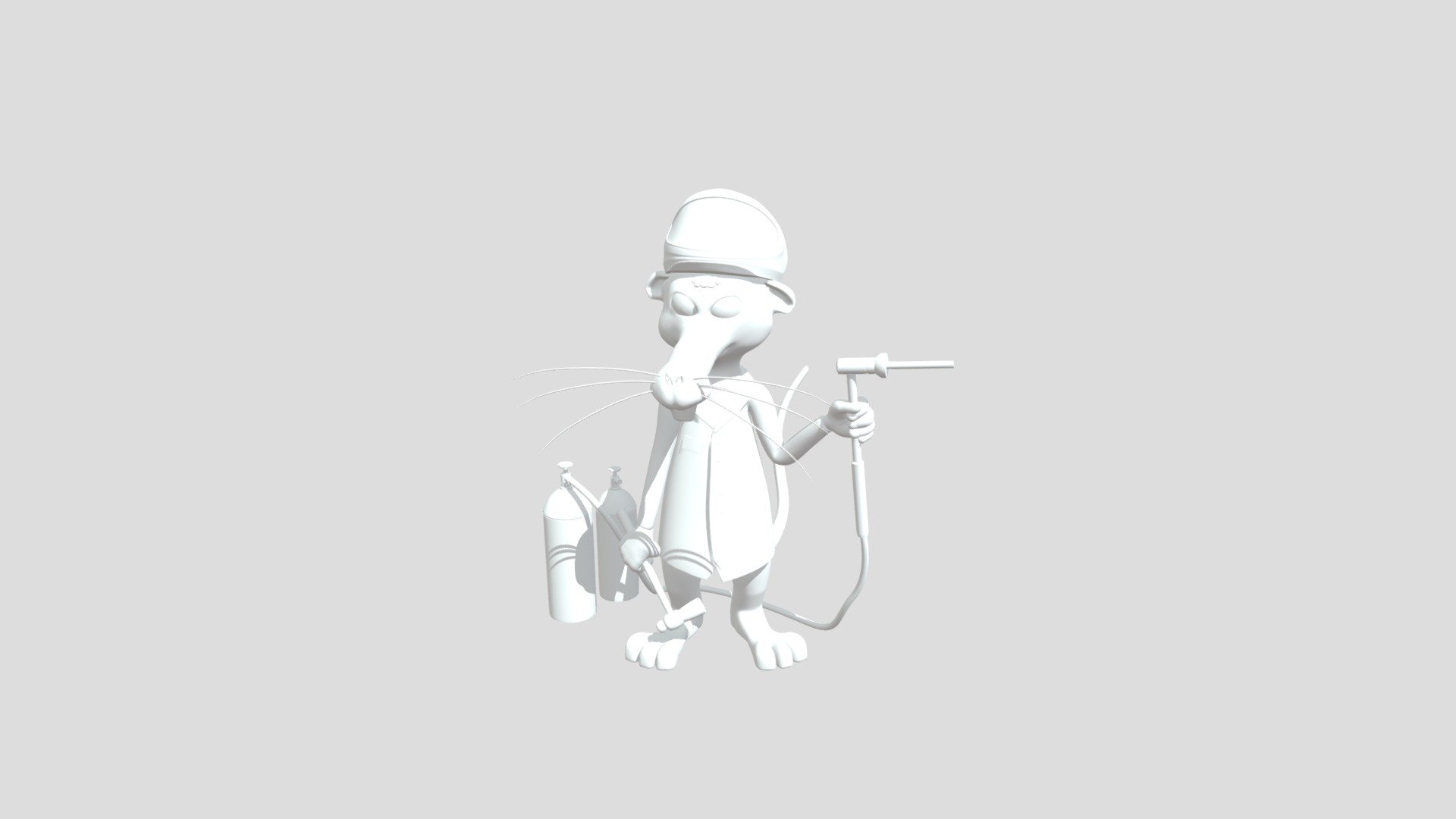 3D Print Rat - 3D model by okiajiaji [312ea70] - Sketchfab