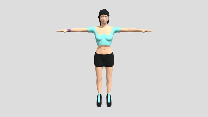 Amelia Ravenford 3D Model