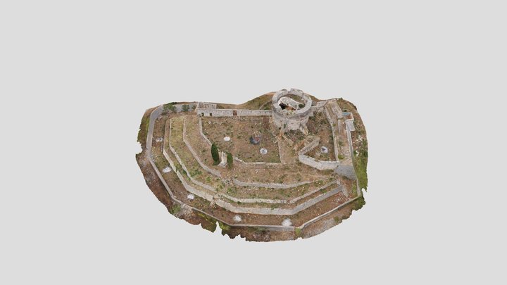 Utvrda Baterija Hvar 3D Model