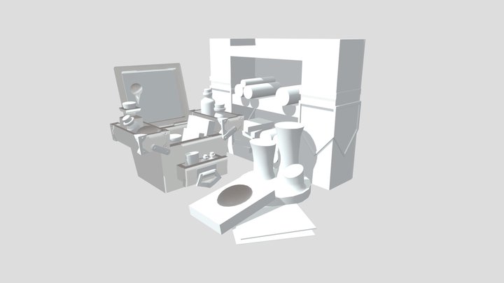 WitchBox_Corner_Pieces_2_2 3D Model