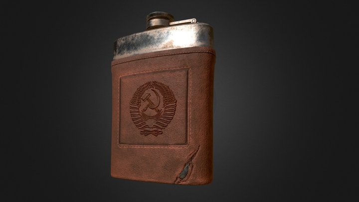 Hip Flask 3D Model