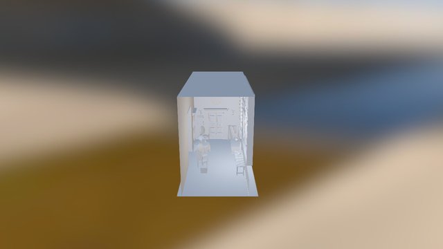 Venetian Hall 3D Model